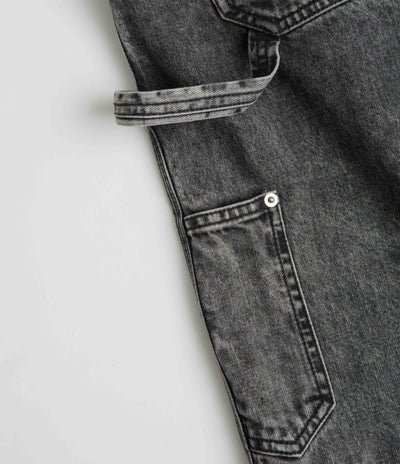 Aries Acid Wash Carpenter Jeans in Black