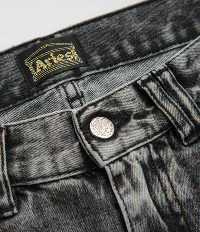Aries Acid Wash Carpenter Jeans in Black