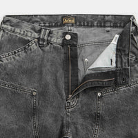 Aries Acid Wash Carpenter Jeans in Black thumbnail