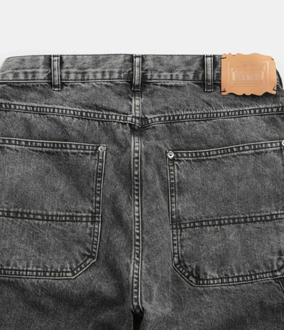 Aries Acid Wash Carpenter Jeans in Black