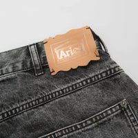 Aries Acid Wash Carpenter Jeans in Black thumbnail