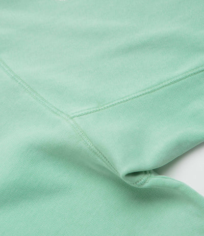 Aries Aged Ancient Column Crewneck Sweatshirt in Aqua