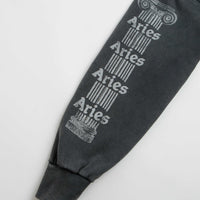 Aries Aged Ancient Column Crewneck Sweatshirt in Black and White thumbnail