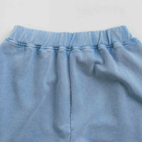 Aries Aged Ancient Column Sweat Shorts in Pale Blue thumbnail