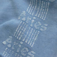 Aries Aged Ancient Column Sweat Shorts in Pale Blue thumbnail
