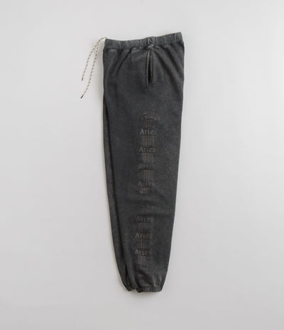 Aries Aged Ancient Column Sweatpants in Black