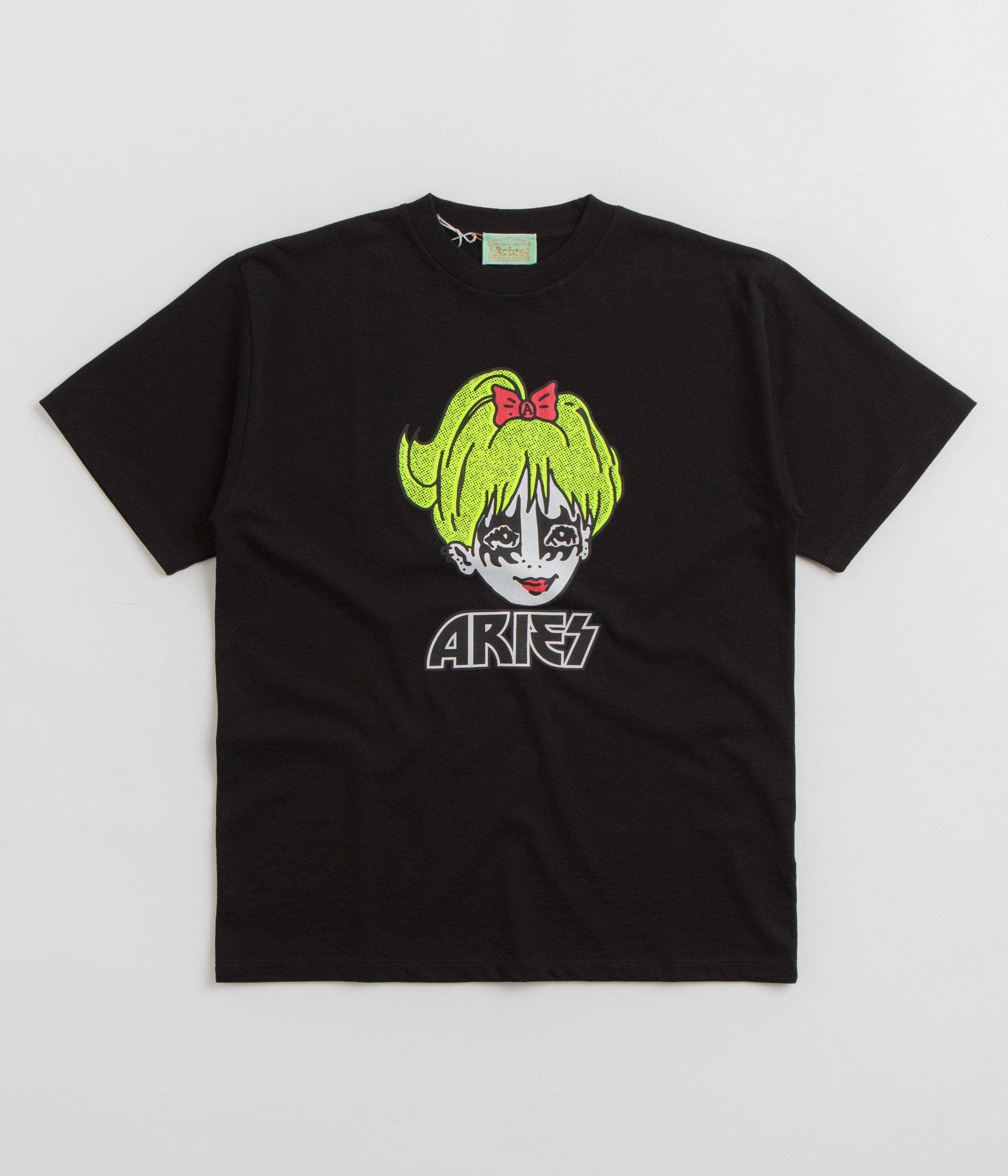Aries Kiss T-Shirt in Black
