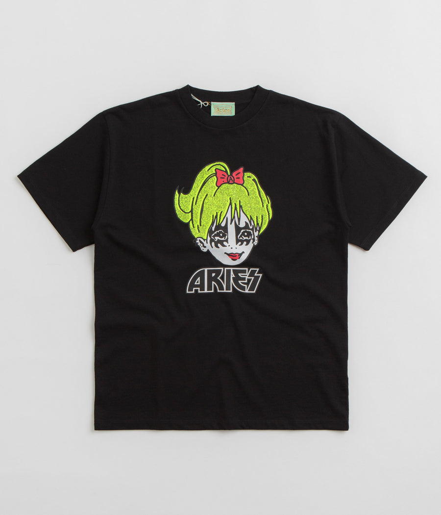 Aries Kiss T-Shirt in Black
