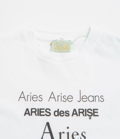 Aries Perfume T-Shirt in White