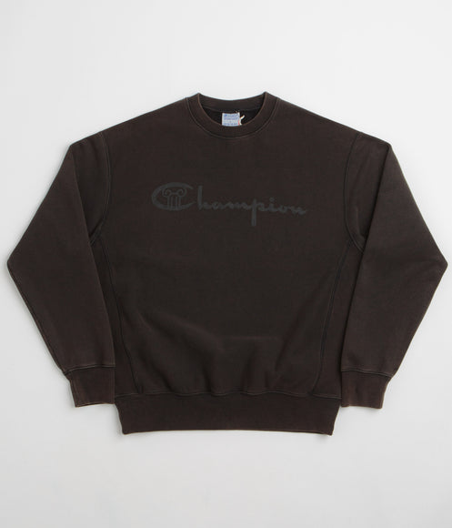 Champion x Aries Decentralised Crewneck Sweatshirt - Black