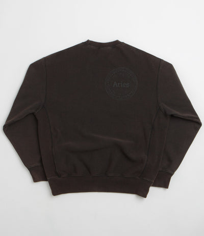 Aries x Champion Decentralised Crewneck Sweatshirt in Black