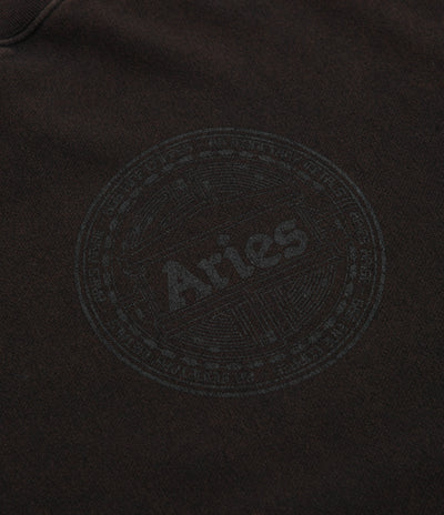 Aries x Champion Decentralised Crewneck Sweatshirt in Black