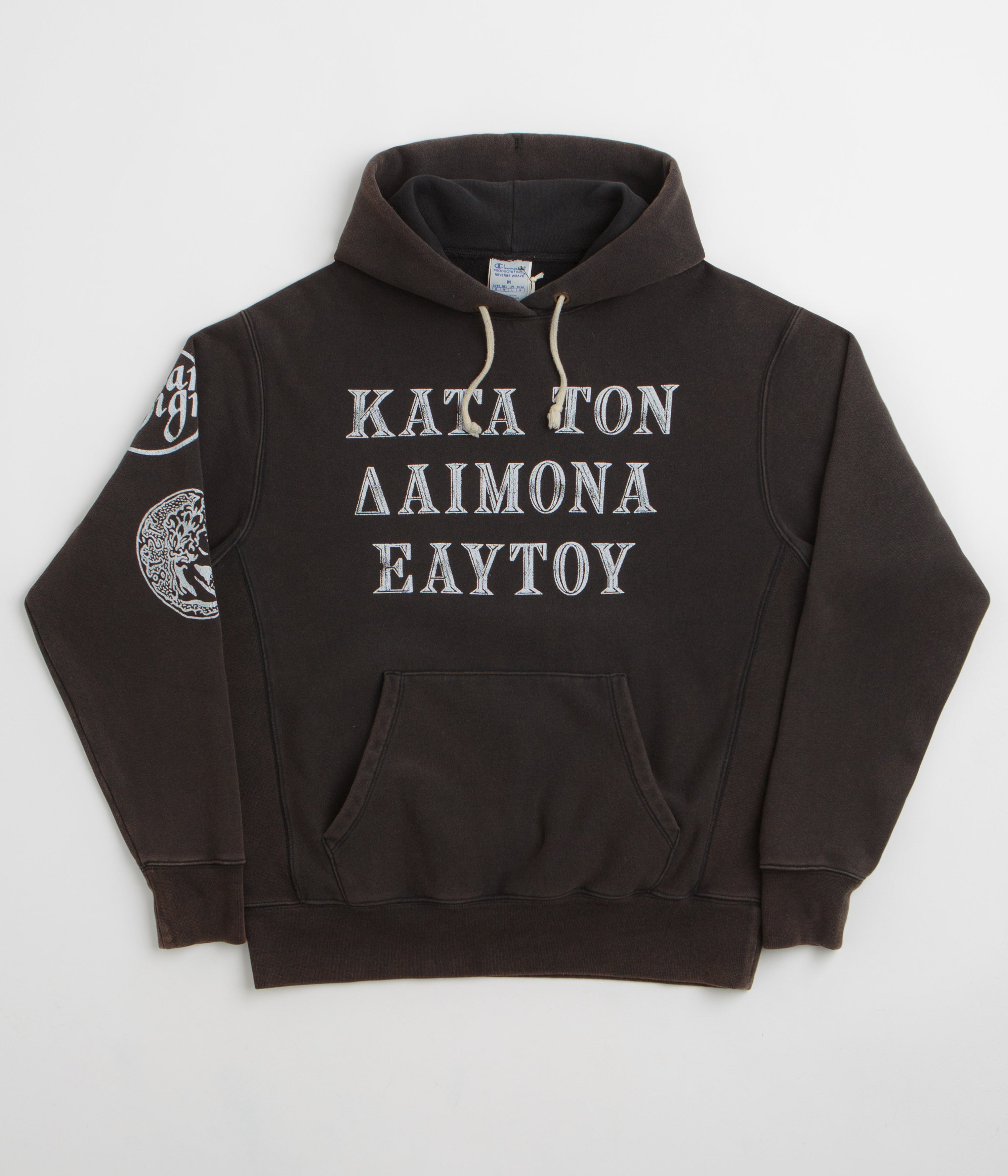 Aries x Champion Demon Hoodie in Black