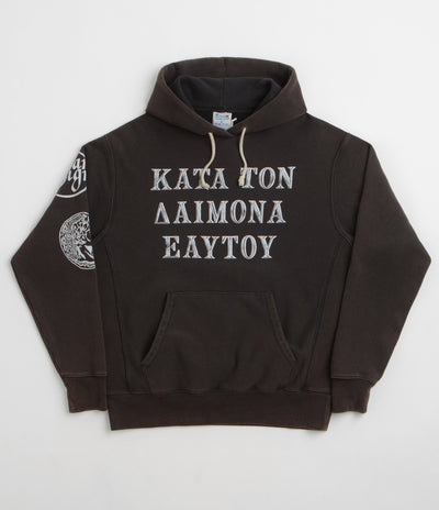 Aries x Champion Demon Hoodie in Black