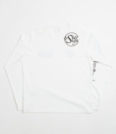 Aries x Champion Stars Long Sleeve T-Shirt in White