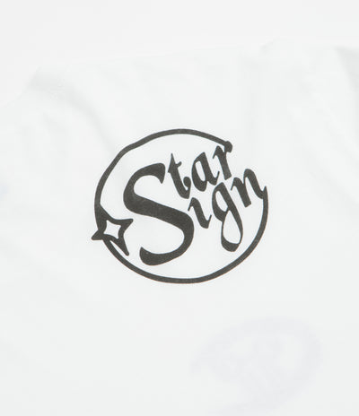 Aries x Champion Stars Long Sleeve T-Shirt in White