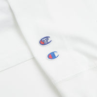 Aries x Champion Stars Long Sleeve T-Shirt in White thumbnail
