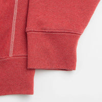 Aries x Champion Worry Crewneck Sweatshirt in Red thumbnail