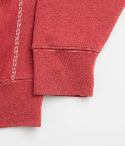 Aries x Champion Worry Crewneck Sweatshirt in Red