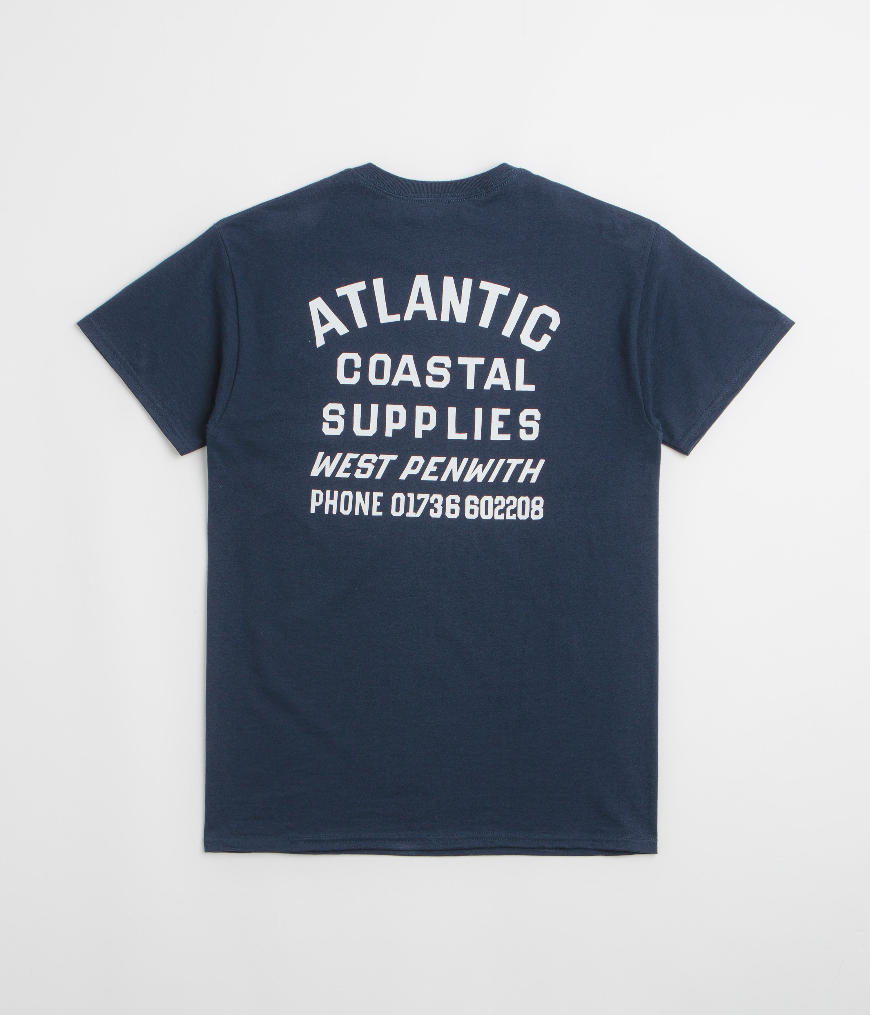 Atlantic Coastal Supplies Boatyard T-Shirt - Navy