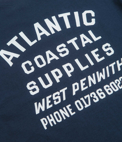Atlantic Coastal Supplies Boatyard T-Shirt - Navy