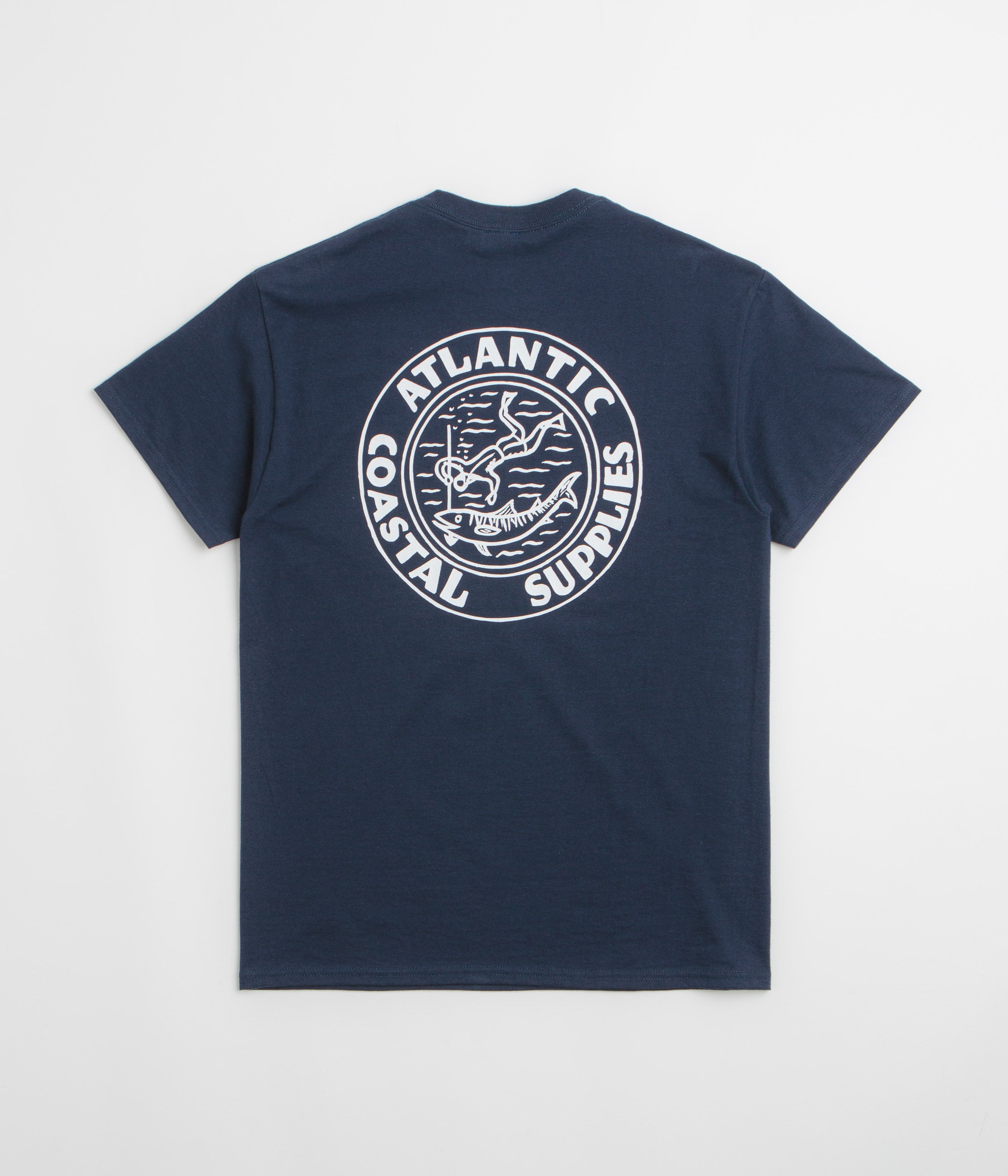 Atlantic Coastal Supplies Diver T-Shirt - Navy