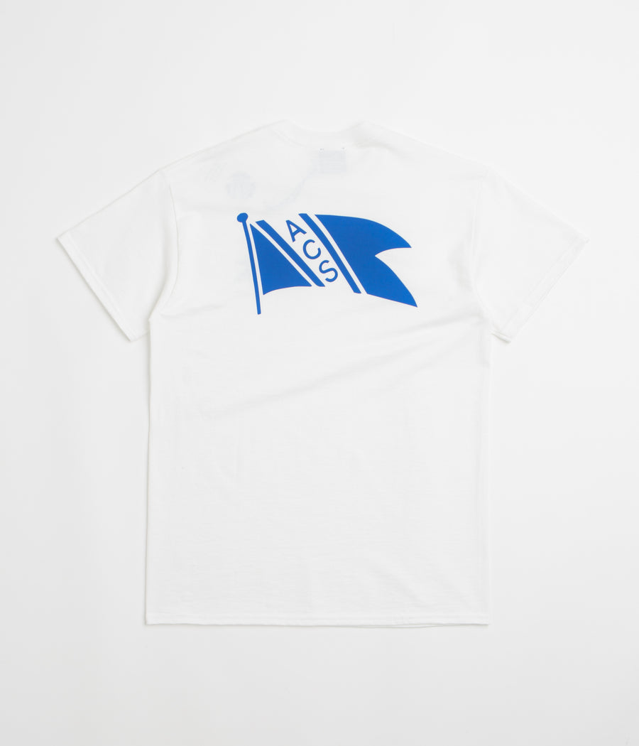 Atlantic Coastal Supplies Flag T-Shirt - White