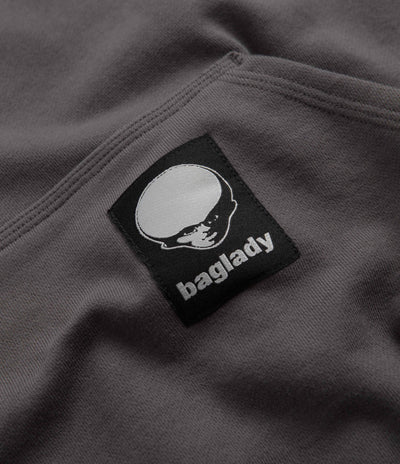 Baglady Alien Logo Hoodie - Charcoal