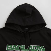 Baglady Full Zip Hoodie - Black thumbnail