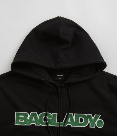 Baglady Full Zip Hoodie - Black