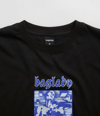 Baglady Love Blocks T-Shirt in Black