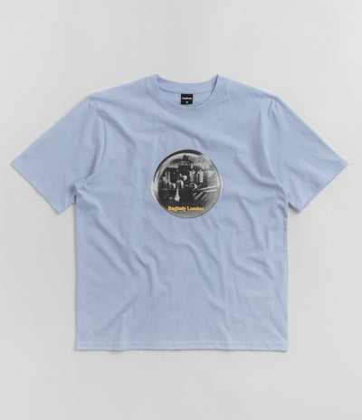 Baglady Survive London T-Shirt in Ice Blue