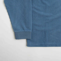 Baglady Thick Corduroy Polo Shirt - Azure Blue thumbnail