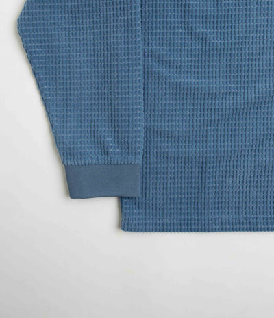 Baglady Thick Corduroy Polo Shirt - Azure Blue