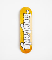 Baglady Throw Up Logo Deck - Yellow