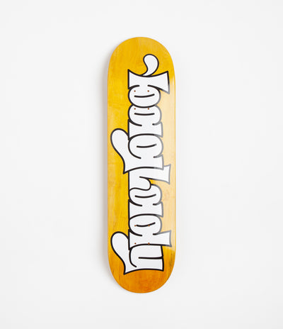Baglady Throw Up Logo Deck - Yellow