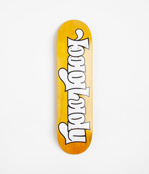 Baglady Throw Up Logo Deck - Yellow