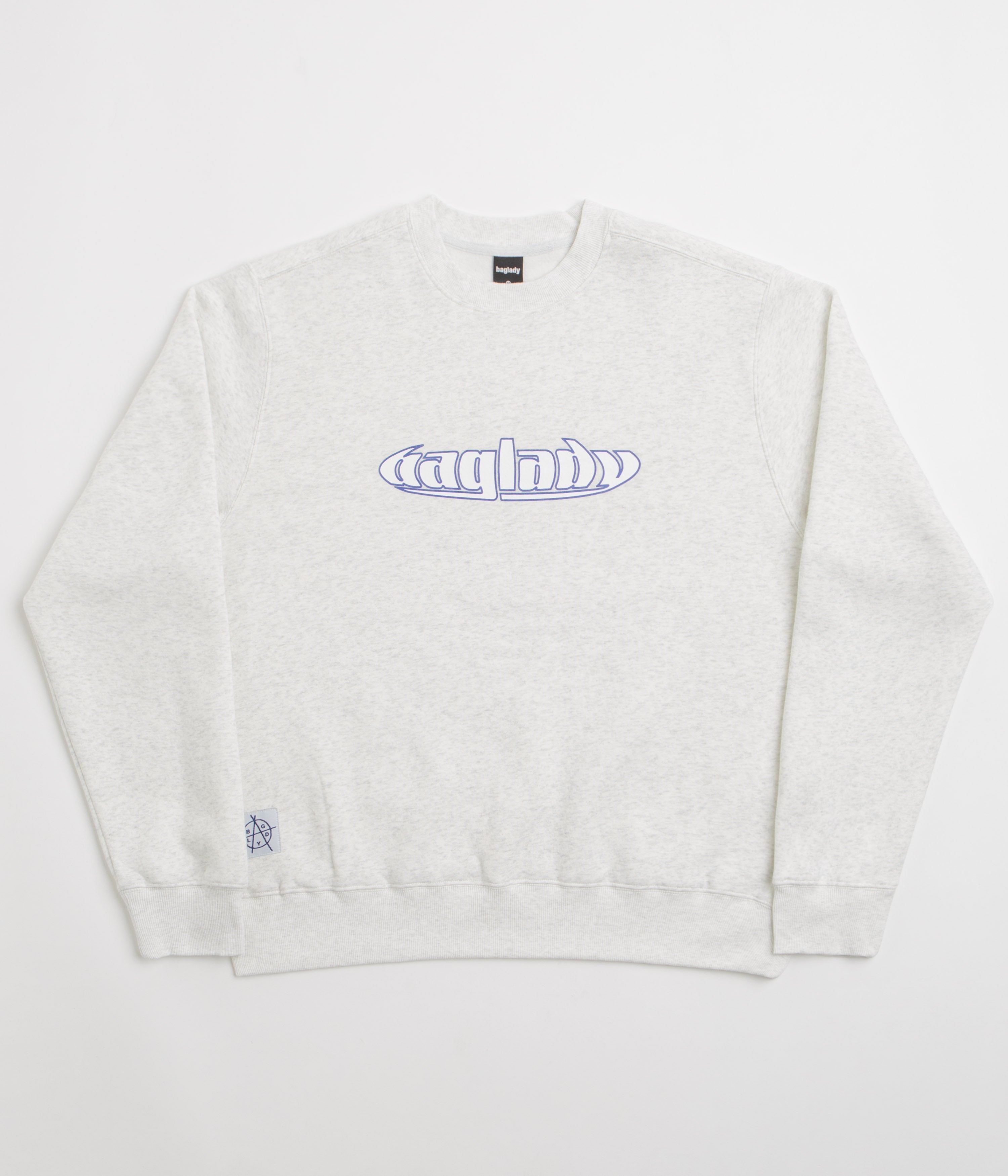 Baglady Warp Crewneck Sweatshirt in Ash