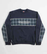 Baglady Warp Tech  Crewneck Sweatshirt in Dark Navy