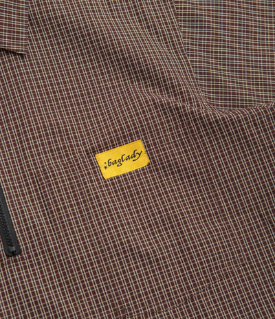 Baglady Workwear Polo Shirt - Brown Plaid