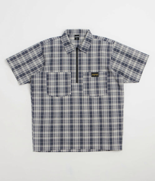 Baglady Workwear Polo Shirt - Dark Plaid
