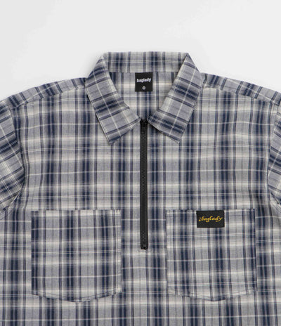 Baglady Workwear Polo Shirt - Dark Plaid