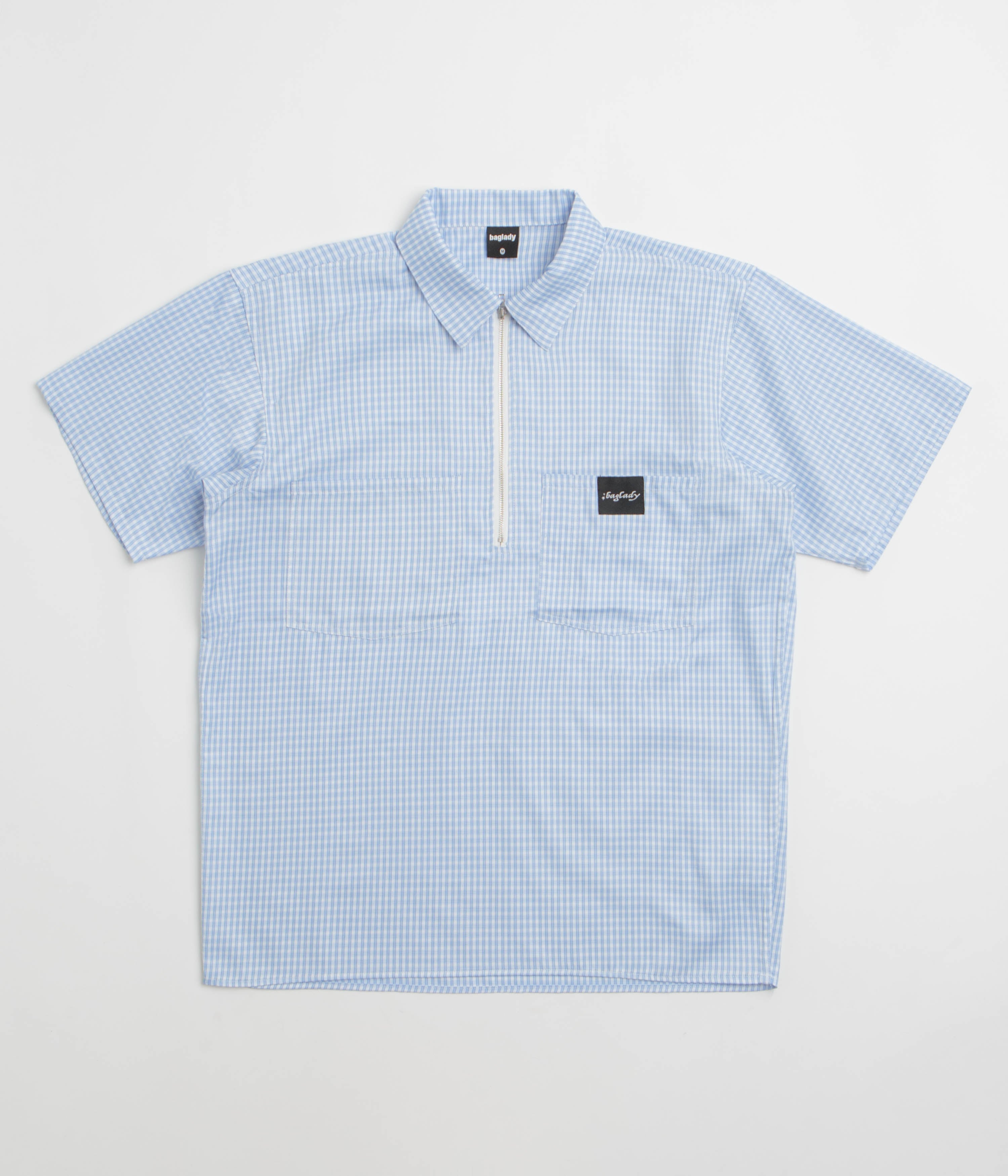 Baglady Workwear Polo Shirt in Light Blue