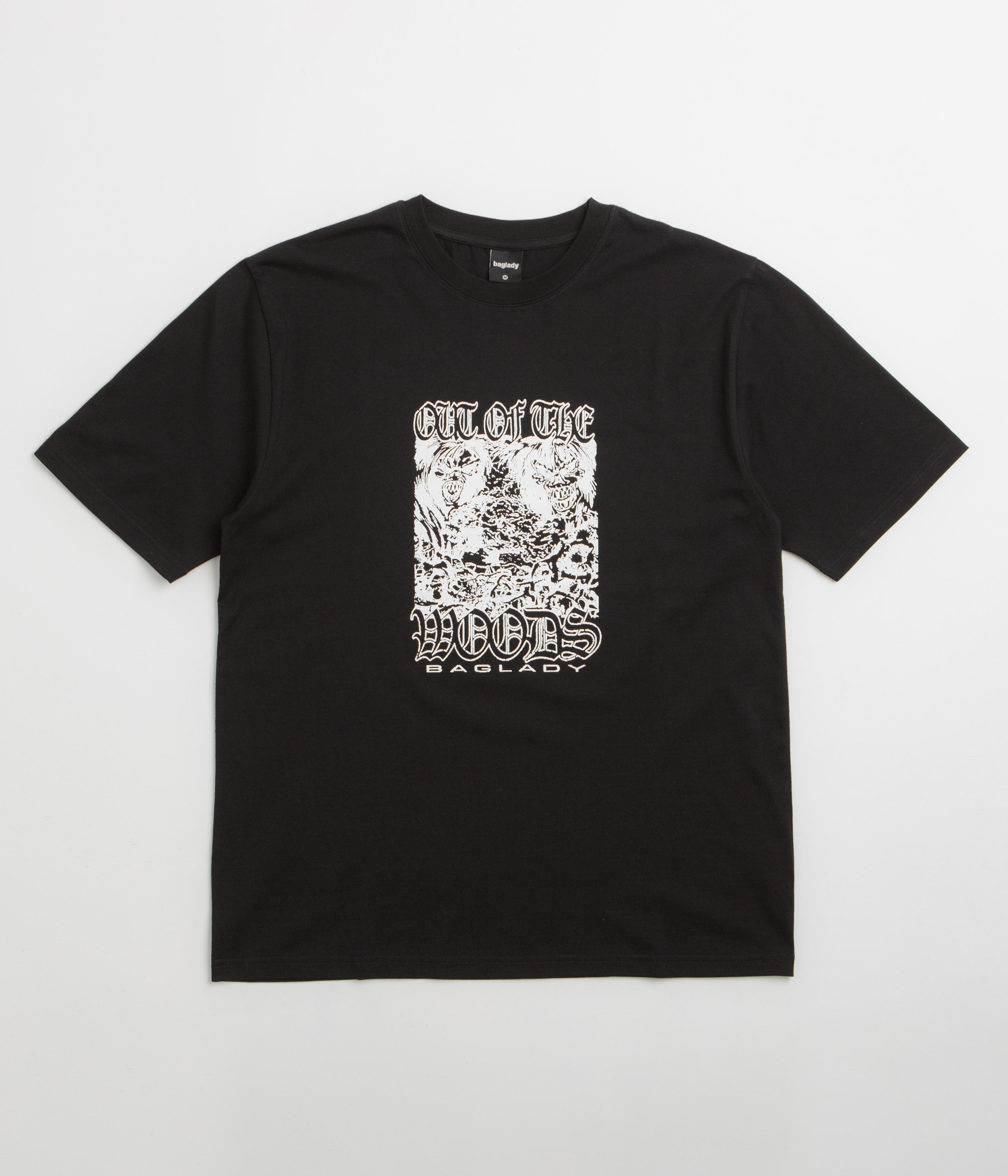 Baglady x DDF Out Of The Woods T-Shirt in Black
