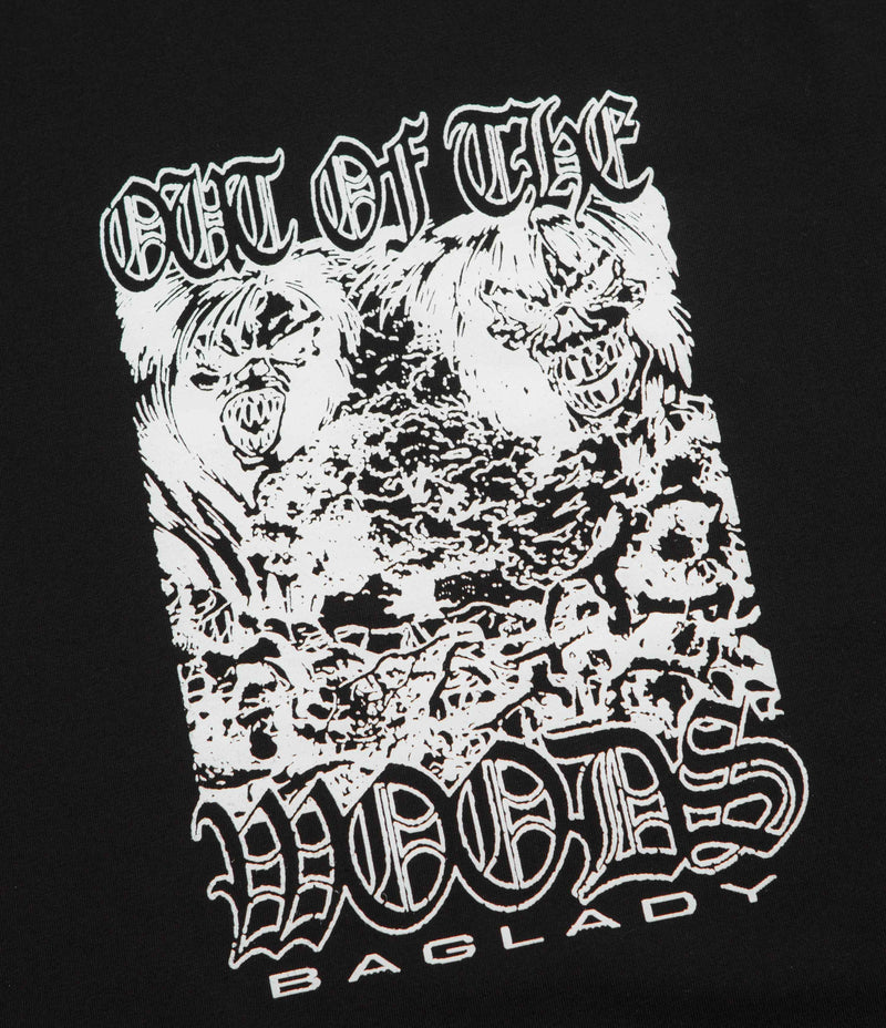 Baglady x DDF Out Of The Woods T-Shirt - Black, view 10