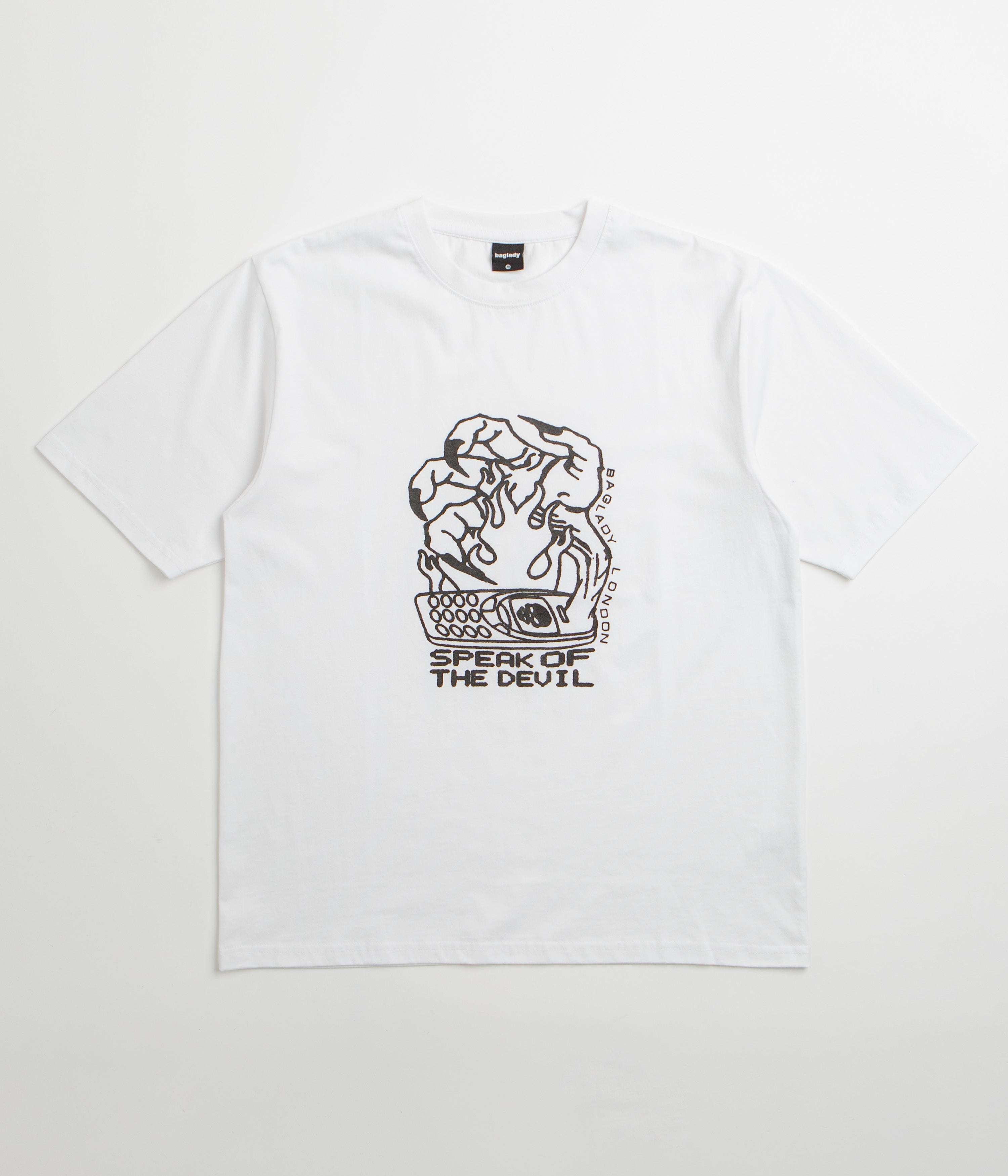 Baglady x DDF Speak Of The Devil T-Shirt in White