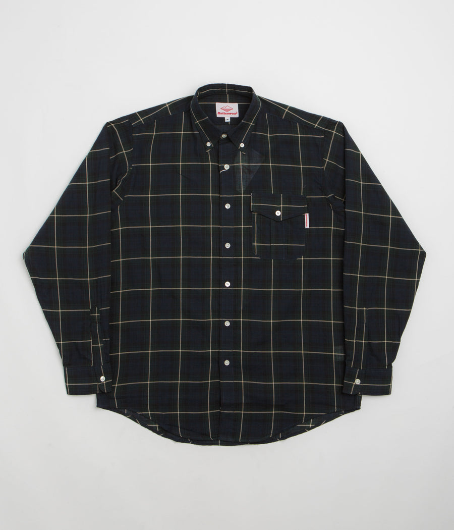Battenwear BD Scout Shirt - Navy Plaid