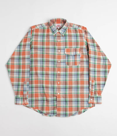 Battenwear BD Scout Shirt in Salmon Plaid