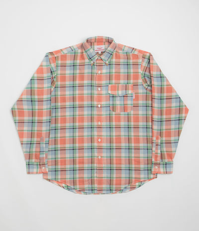 Battenwear BD Scout Shirt in Salmon Plaid