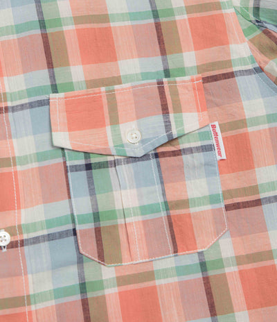 Battenwear BD Scout Shirt in Salmon Plaid